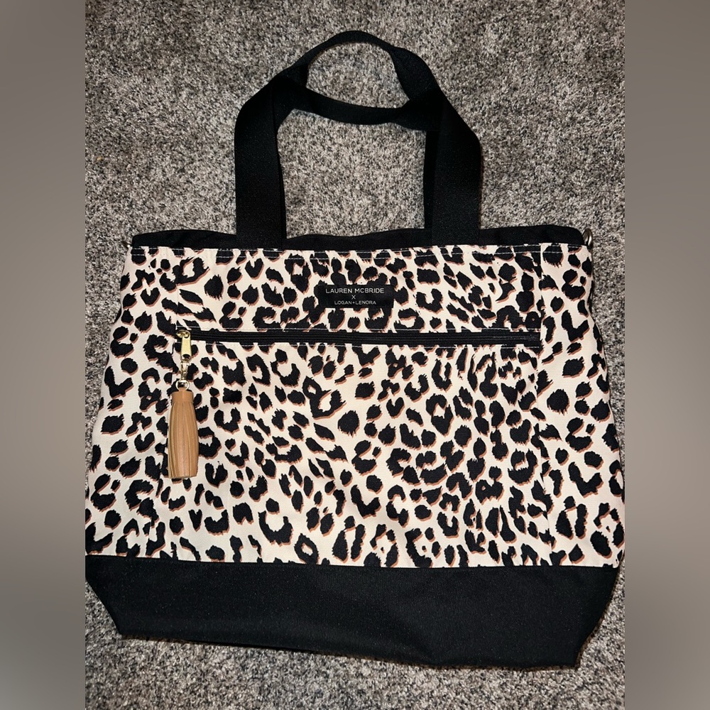Logan and Lenora Leopard Tote